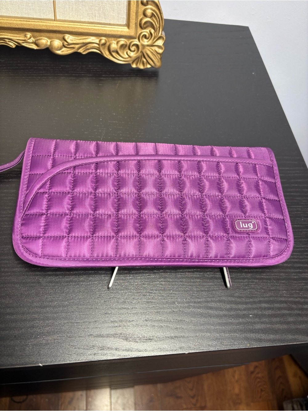 Lug Tango Quilted Purple Travel Wallet
